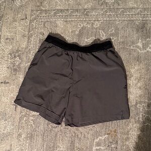 Adidas Men's Charcoal Drawstring Waist Athletic Shorts Size Large